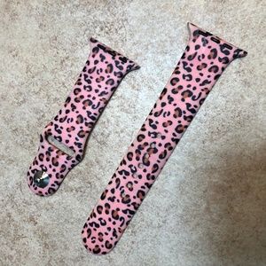 Pink Leopard Apple Watchband